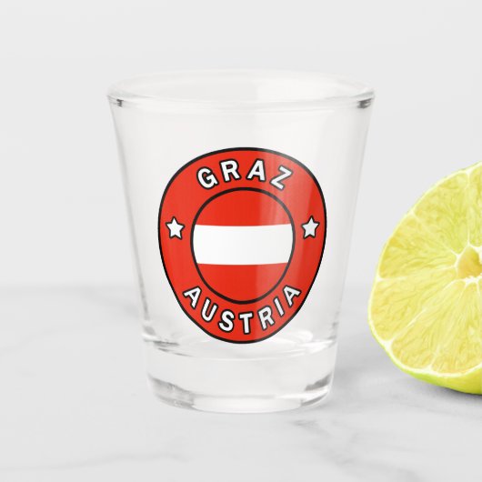 Graz Österreich Schnapsglas (Vorderseite)