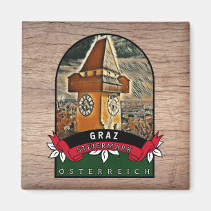 Graz Steiermark Österreich Souvenir Küche Magnet