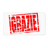 Grazie-Briefmarke (Vorne)