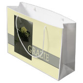 Grazie La Sposa di Sabbia Gastgeschenk Hochzeit Große Geschenktüte (Rückseite Schrägansicht)