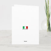 Grazie Vielen Dank für Ihre Italienische Karte (Rückseite)