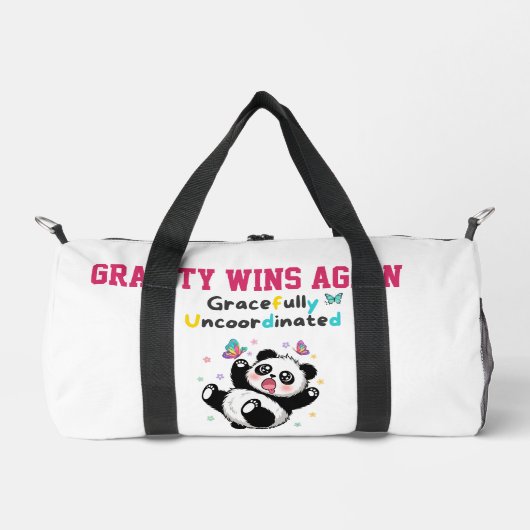 Grazile Unkoordinierte Süße Panda Duffle Bag (Vorderseite)
