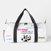 Grazile Unkoordinierte Süße Panda Duffle Bag (Rückseite)