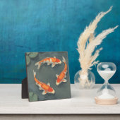 Graziler Koi-Fischteich-Serenitäts-Design Fotoplatte (InSitu)
