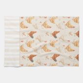 Grazing Chickens Country Kitchen Towels Geschirrtuch (Horizontal)