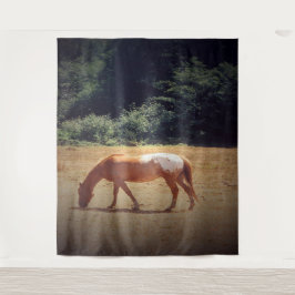 Grazing Palomino.... Wandteppich