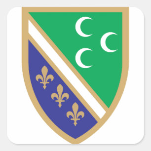 Grb Sandžaka, Wappen von Sandžak Quadratischer Aufkleber