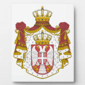 Grb Srbije, serbisches Wappen Fotoplatte (Vorderseite)