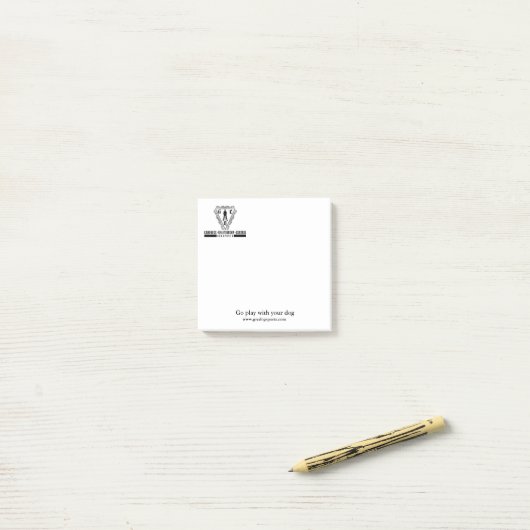 GRC Dogsport klebrig Post-it Klebezettel (Auf Schreibtisch)