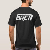 GRCN Music (Weißes Logo) T-Shirt (Rückseite)