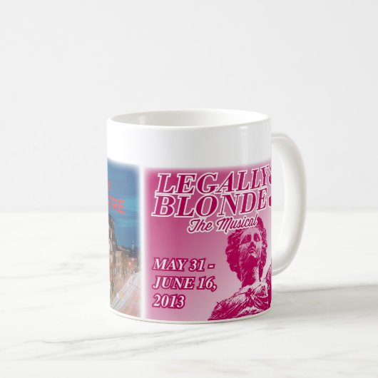 GRCT-Legally Blondinen-Tasse Kaffeetasse (VorderseiteRechts)