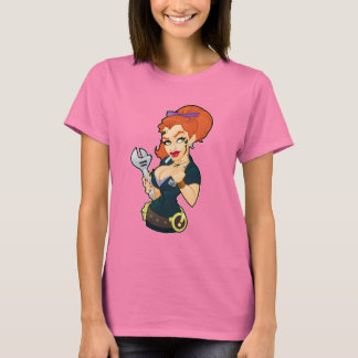 Grease Monkey Girl T - Shirt Dark