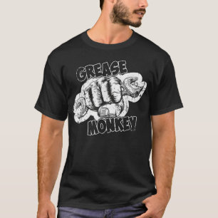 Grease Monkey Wrench Auto Mechanics T-Shirt