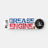 GREASE MOTOR Skateboard, 7¾ Zoll Deck Skateboard (Horizontal)