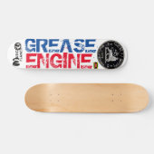 GREASE MOTOR Skateboard, 7¾ Zoll Deck Skateboard (Horizontal)