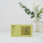 GREASE STAINING VISITENKARTE (Stehend Vorderseite)