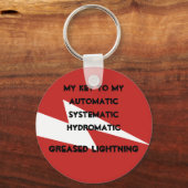 Greased Lightning Schlüsselanhänger (Vorderseite)