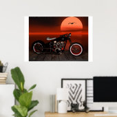 Greaser Sunset Poster (Heimbüro)