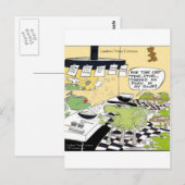 Greasy Spoon für Frösche Funny Gifts & Cards Postkarte (Vorne/Hinten)