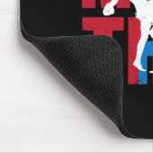 Great 2 Muay Thai Fighter Design Kickboxer Mma Tra Mousepad (Ecke)