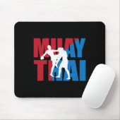 Great 2 Muay Thai Fighter Design Kickboxer Mma Tra Mousepad (Mit Mouse)