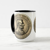 Great Abraham Lincoln Quotes Tasse (Vorderseite Links)
