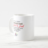 Great Accountant Personalized Name Gift Kaffeetasse (Vorderseite Links)
