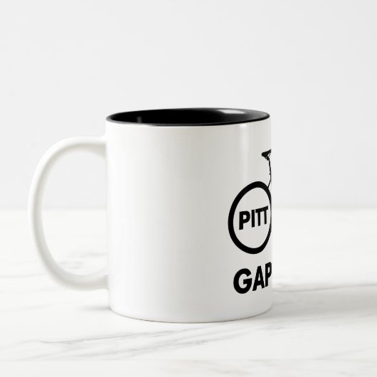 Great Allegheny Passy C&O Kanal Towpath Bike Zweifarbige Tasse (Links)