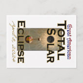 Great American 2024 Total Solar Eclipse Postcard Postkarte (Vorderseite)