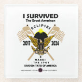 Great American Eclipses Glasuntersetzer (Vorderseite)