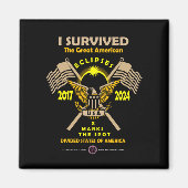 Great American Eclipses Magnet (Vorne)