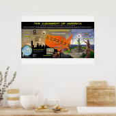 Great American Solar Eclipse - Scales Pattern Poster (Küche)