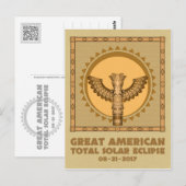 Great American Total Solar Eclipse - 2017 Postkarte (Vorne/Hinten)
