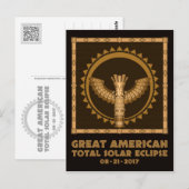 Great American Total Solar Eclipse - 2017 Postkarte (Vorne/Hinten)