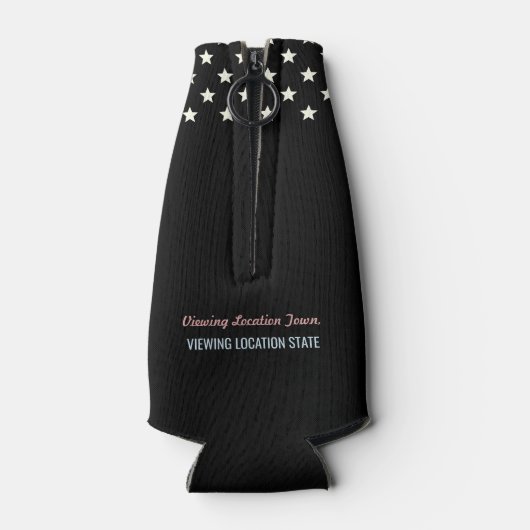 Great American Total Solar Eclipse 8. April 2024 Flaschenkühler (Rückseite)