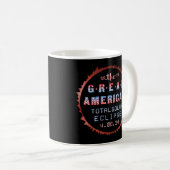 Great American Total Solar Eclipse 8. April 2024 Kaffeetasse (VorderseiteRechts)