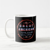 Great American Total Solar Eclipse 8. April 2024 Kaffeetasse (Links)
