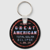 Great American Total Solar Eclipse 8. April 2024 Schlüsselanhänger (Vorderseite)