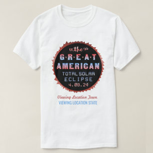 Great American Total Solar Eclipse 8. April 2024 T-Shirt