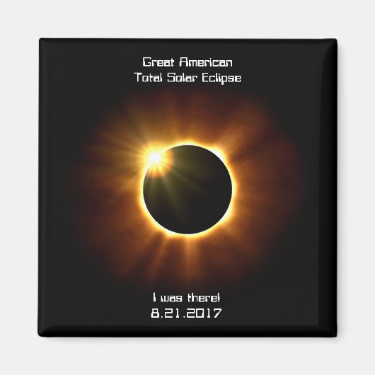Great American Total Solar Eclipse - Magnet (Vorne)