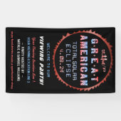 Great American Total Solar Eclipse Viewing Party Banner (Horizontal)