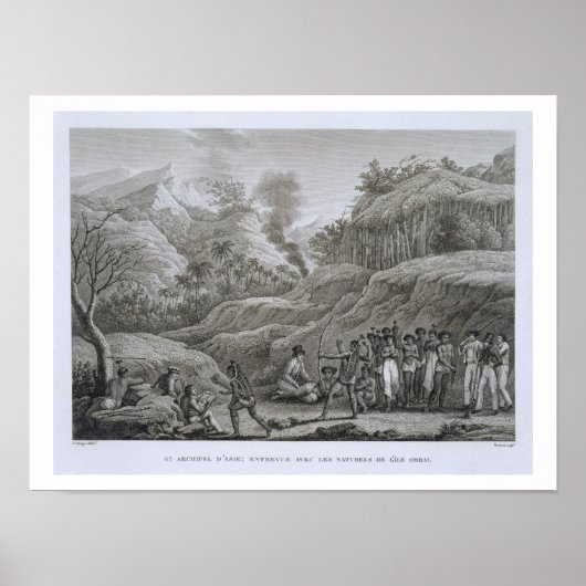Great Asian Archipelago: Französische Entdecker mi Poster (Vorne)