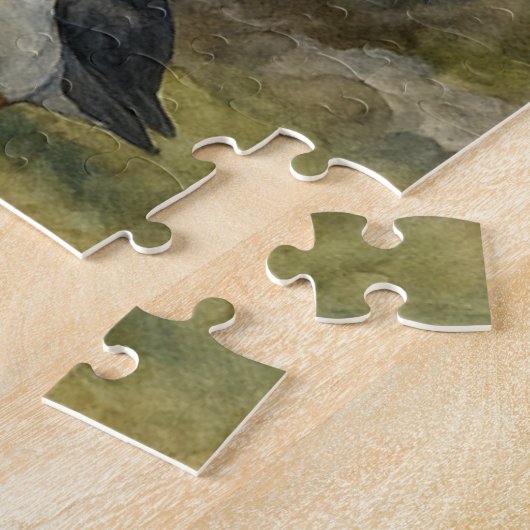 Great Auk Wild Coastal Scene Puzzle (Seite)