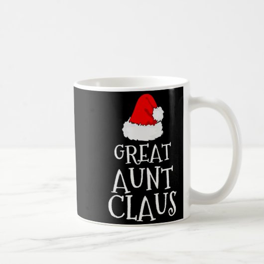 Great Aunt Claus Christmas Santa's Pajama Family M Kaffeetasse (Rechts)