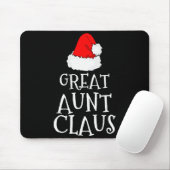 Great Aunt Claus Christmas Santa's Pajama Family M Mousepad (Mit Mouse)