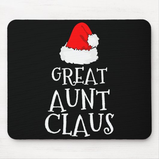 Great Aunt Claus Christmas Santa's Pajama Family M Mousepad (Vorne)
