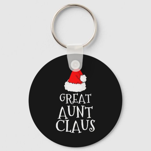 Great Aunt Claus Christmas Santa's Pajama Family M Schlüsselanhänger (Vorderseite)