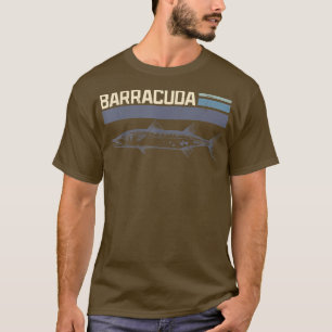 Great Barracuda Cuda Fischen Wildnis Salzwassersee T-Shirt