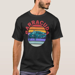 Great Barracuda Cuda Fischen Wildnis Salzwassersee T-Shirt