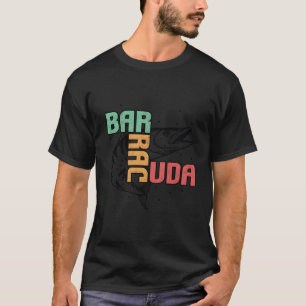 Great Barracuda Cuda Fischen Wildnis Salzwassersee T-Shirt